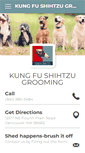 Mobile Screenshot of kungfushihtzugrooming.com