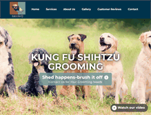 Tablet Screenshot of kungfushihtzugrooming.com